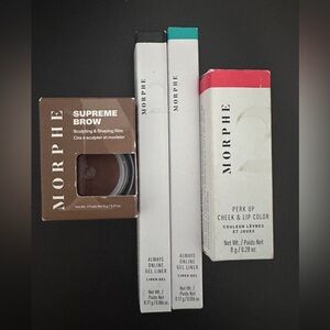 Morphe eyeliners, brow and lip/cheek tint set